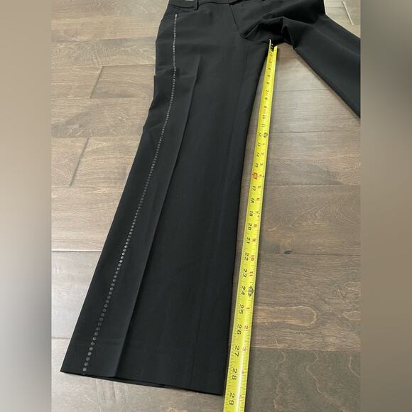 A/X Armani Exchange Women’s Black Slacks with Sequins Embellishment- size 2 - Picture 4 of 5